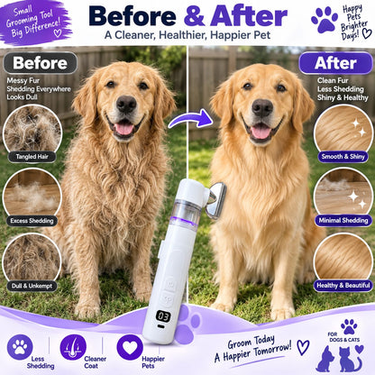 Two-in-one Electric Pet Hair Removal Knot Untying Comb